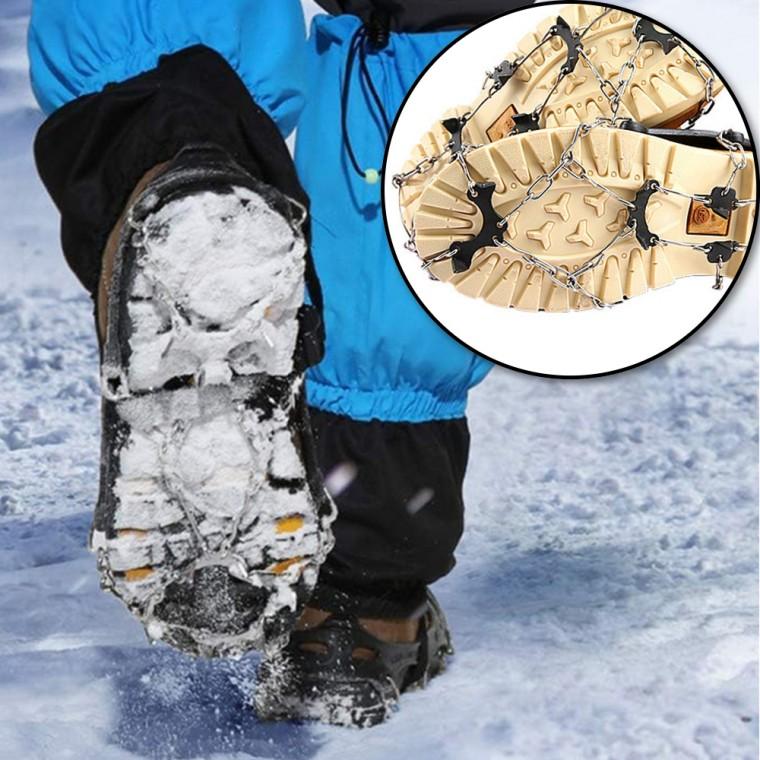 등산용품 아이젠 캠프용품 논슬립 체인 스패츠 빙판길