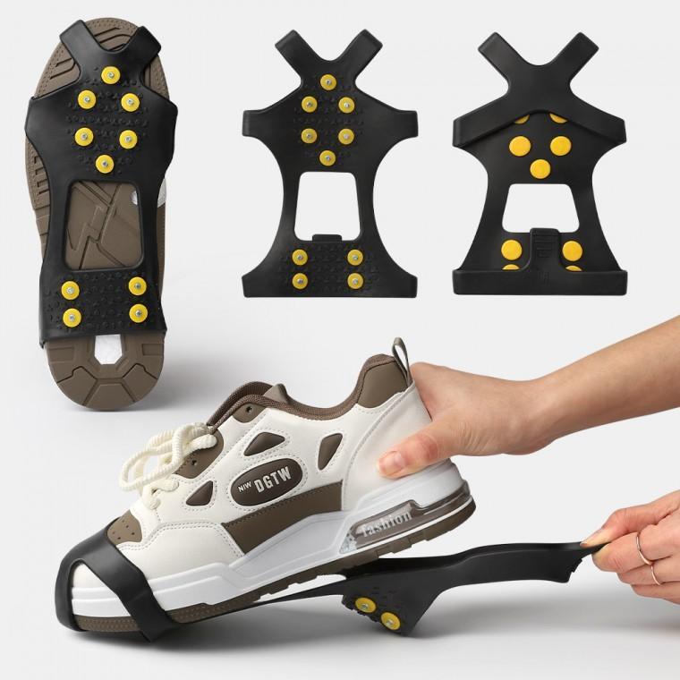 빙판길 미끄럼방지 아이젠 밴드형 경량 휴대용 3size