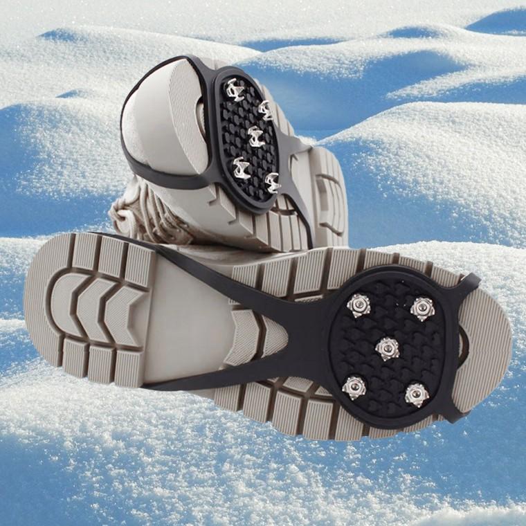 아이젠 1쌍 빠른 착용 방한 빙판길 등산화 트레킹 눈길 SW38003