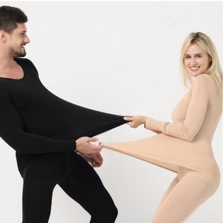 겨울 밀착 세트 내복 여자 보온 남자 하의 내의 상의 남자 한파 내복