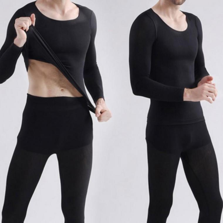 세트 겨울 남자 내의 한파 한파 밀착 남성 상의 내복 하의 군인