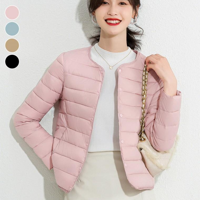 여성 투웨이넥 경량 패딩자켓 EL-1003438