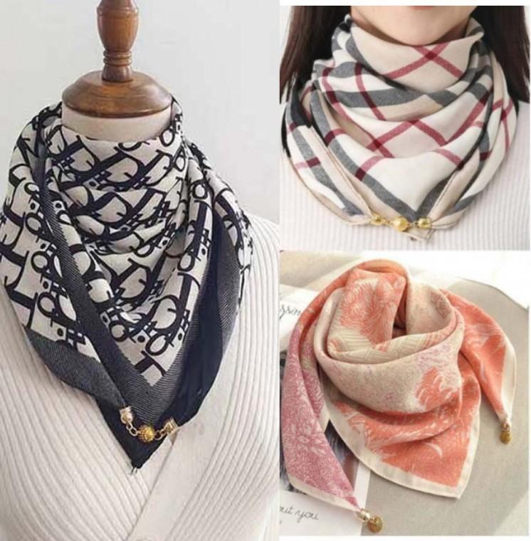 신상추가 데일리 마그네틱 자석 원터치 스카프 머플러 가을 겨울