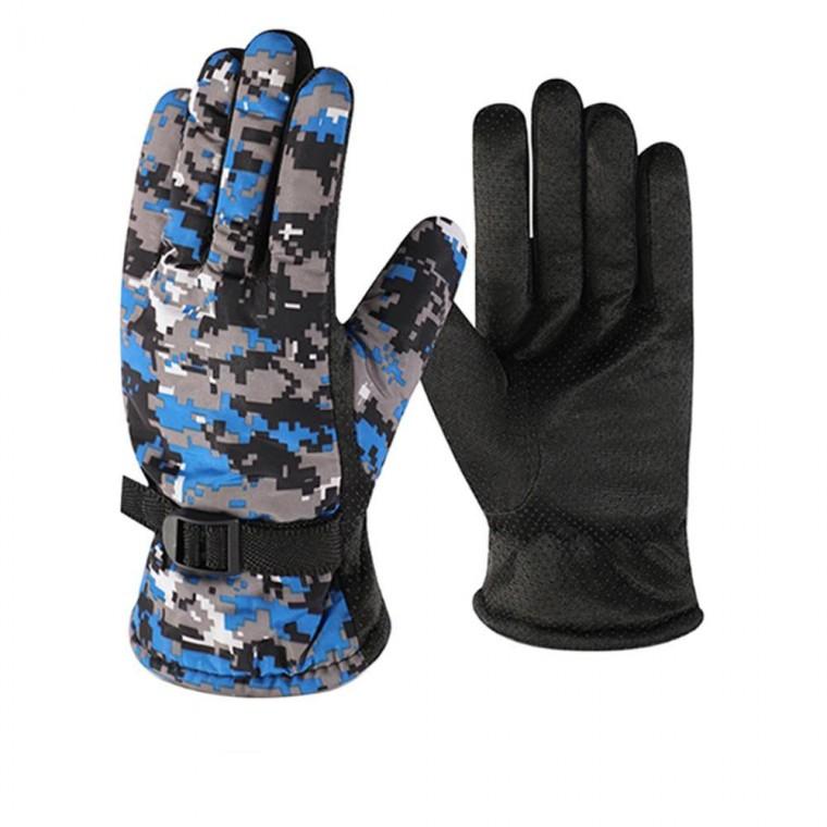 한파 겨울 남자 방한 장갑 양털 기모 오토바이 야외 니트장갑 방한