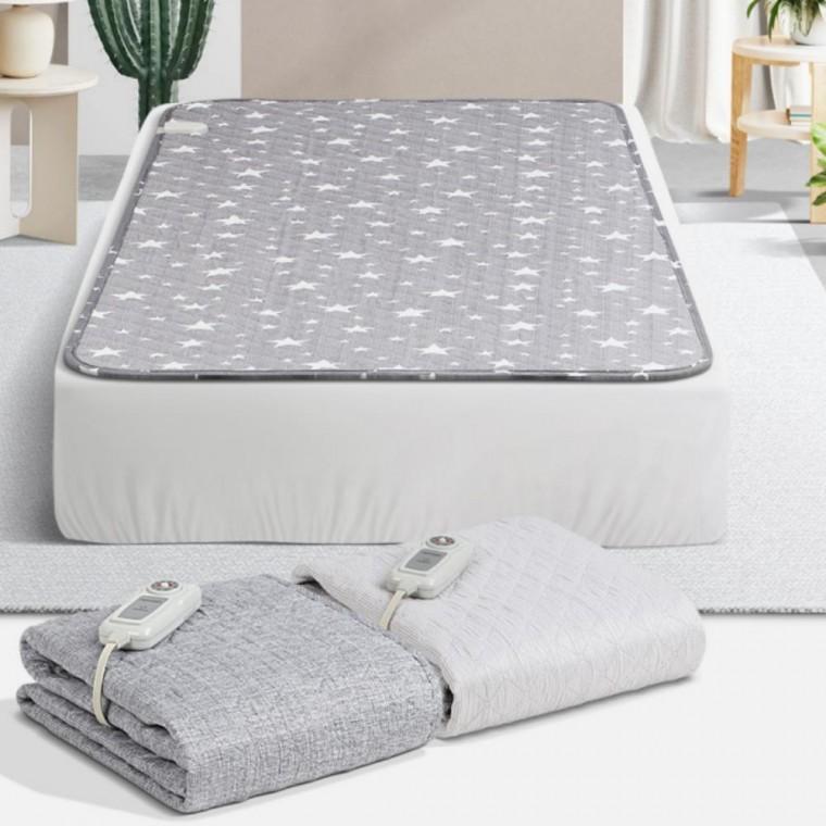 전기매트 중 슈퍼싱글 침대 한파 1인용 전기장판 전기요 온열매트 워셔블 차박난방 더블