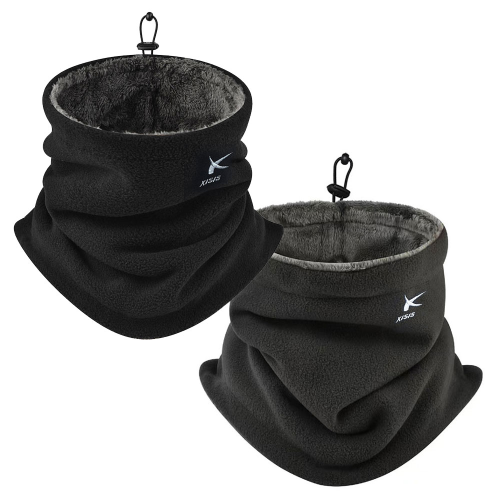 따뜻하고 두툼한 고급투톤 자이시스 융털 넥워머 오토바이 작업장 러닝 등산 낚시 스포츠워머