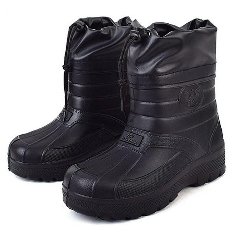 남성 겨울 방한화 퍼슈즈 털신 부츠 낚시 신발