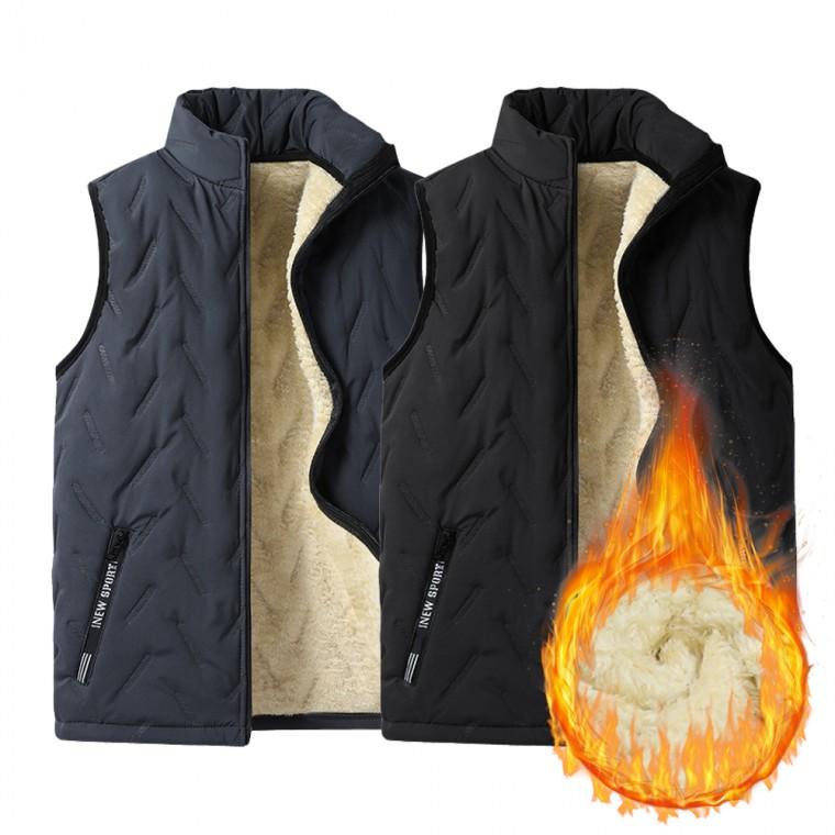 칸타 남성 하프넥 양털기모 조끼 SD-1004690