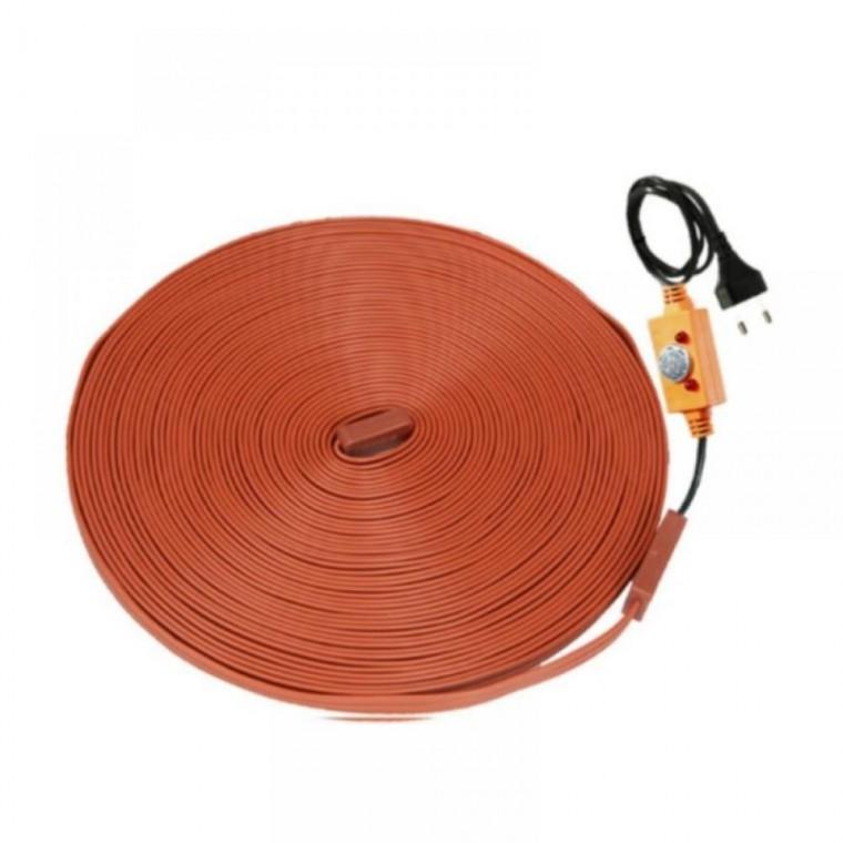 30m 온도감지 센서 배관 감는 전기 열선 히팅 히터 케이블 전열 발열 선 동파 동결 방지