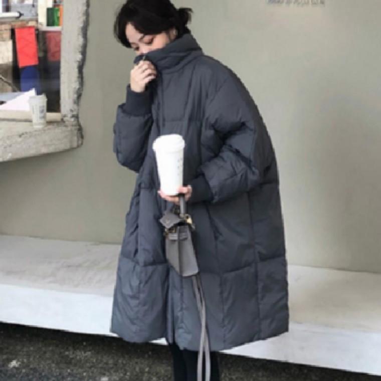 여성 오버핏 패딩 점퍼 퀼팅 롱점퍼 코트 겨울 방한
