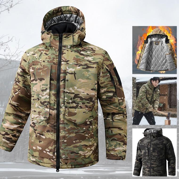 툰드라 최강전술자켓 혹한강풍 윈드브레이크 그래핀반사발열 낚시 한겨울 야외작업복