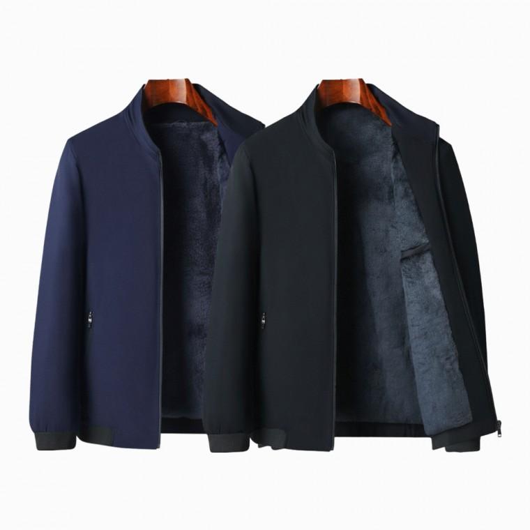 [신속배송] 인기템 융털 혹한기 젠틀맨 카라 자켓 2컬러