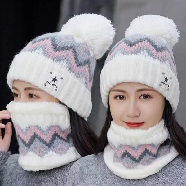은창]한파탈출 데일리 안감 포근 모자 워머 세트 목도리 세트상품 털모자 방한 보온 벙거지 귀마개 털모자