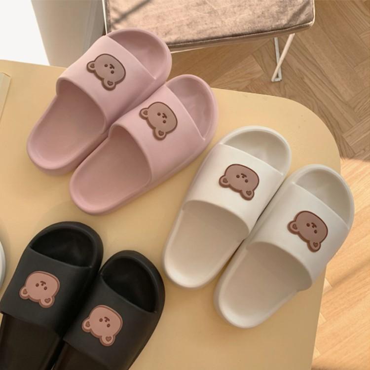 곰돌이 슬리퍼 3종 모음전 / 통굽슬리퍼 털슬리퍼 겨울슬리퍼 무소음 실내화 층간소음 방지 거실화