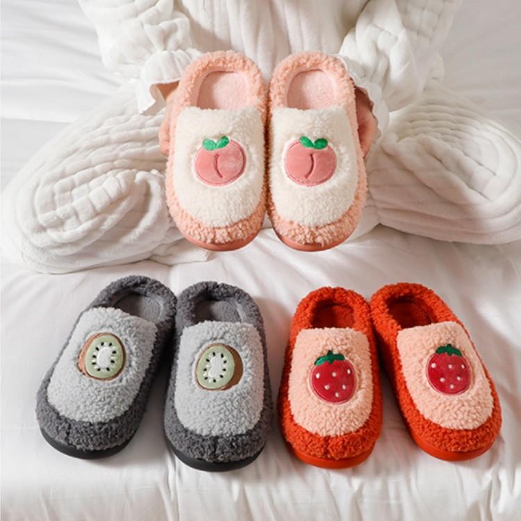 캔디후르츠 뽀글이 털슬리퍼 털 슬리퍼 털 실내화 거실화 겨울슬리퍼 통굽슬리퍼 스마일슬리퍼 스마일털슬