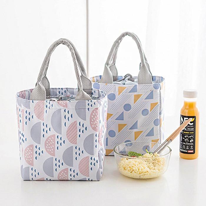 도형 패턴 보냉백/보온백/아이스백/피크닉가방