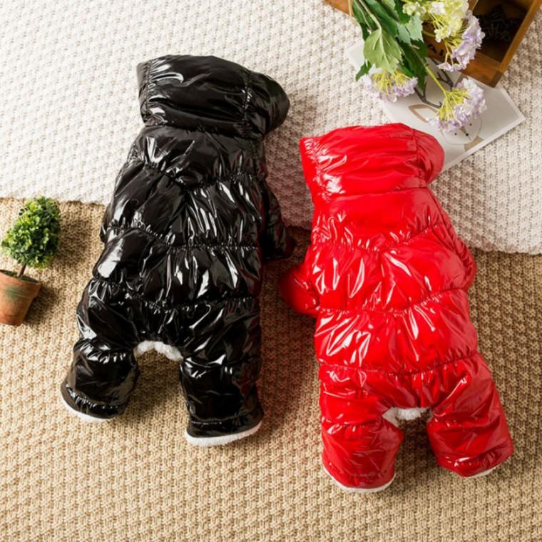 강아지 롱패딩 몸전체를 따뜻하게 외출 산책 필수템 바람막이 애견 패딩 점퍼