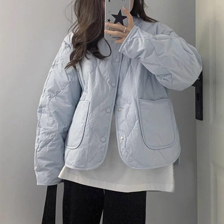 여성 가을 경량패딩 루즈핏 바람막이 얇은패딩 겨울