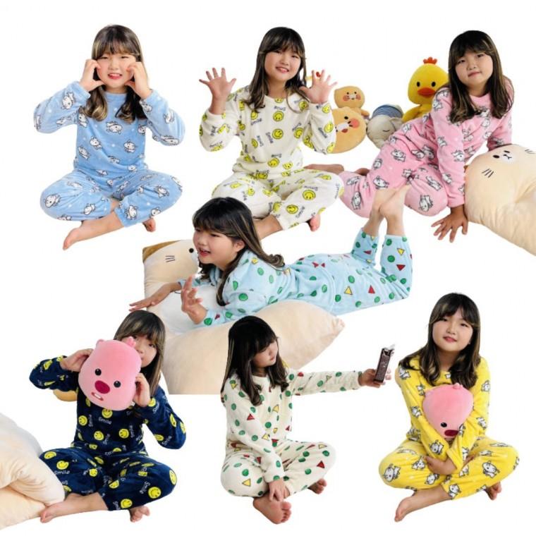 밍크 극세사 수면잠옷 파자마 상하세트 실내복