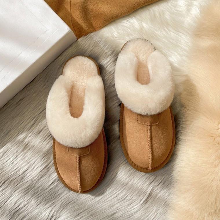 리얼스웨이드슬리퍼 털슬리퍼 겨울슬리퍼 실외용