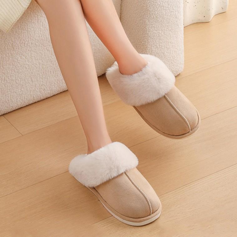 퍼안감 방한 슬리퍼 겨울 블로퍼 거실 사무실 실내화