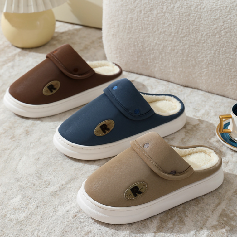 남자 방한 털슬리퍼 층간소음 털실내화 사무실슬리퍼