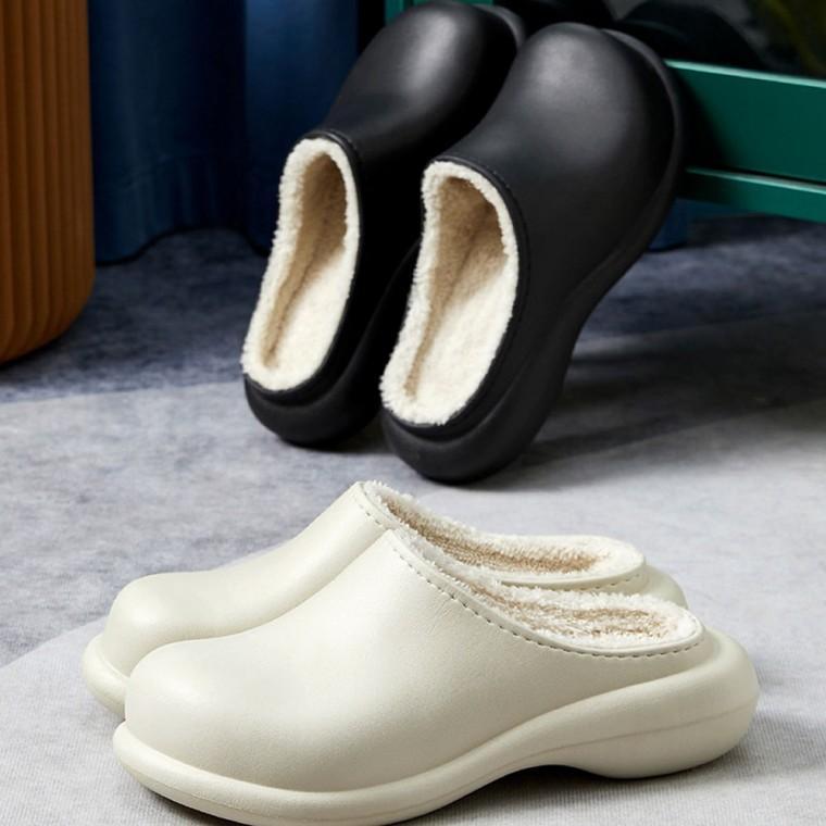 크로스오버 EVA 털슬리퍼 실내용 외출용 겸용 핏이 살아있는 디자인 슬리퍼