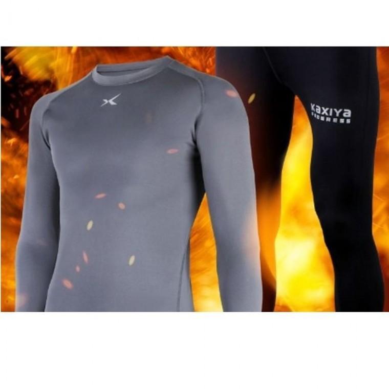 카시야 여성 내복 스포츠 방한 내의 기모 내복 2색