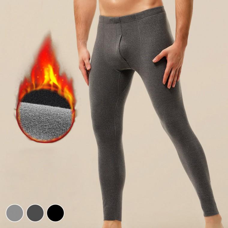 방한 기모레깅스 남자 양면기모 속바지 보온내복바지