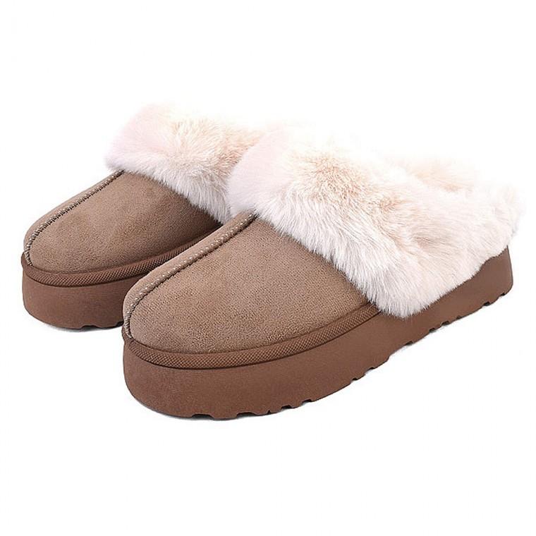 사무실 털슬리퍼 여자 털슈즈 실내화 겨울 신발 야외