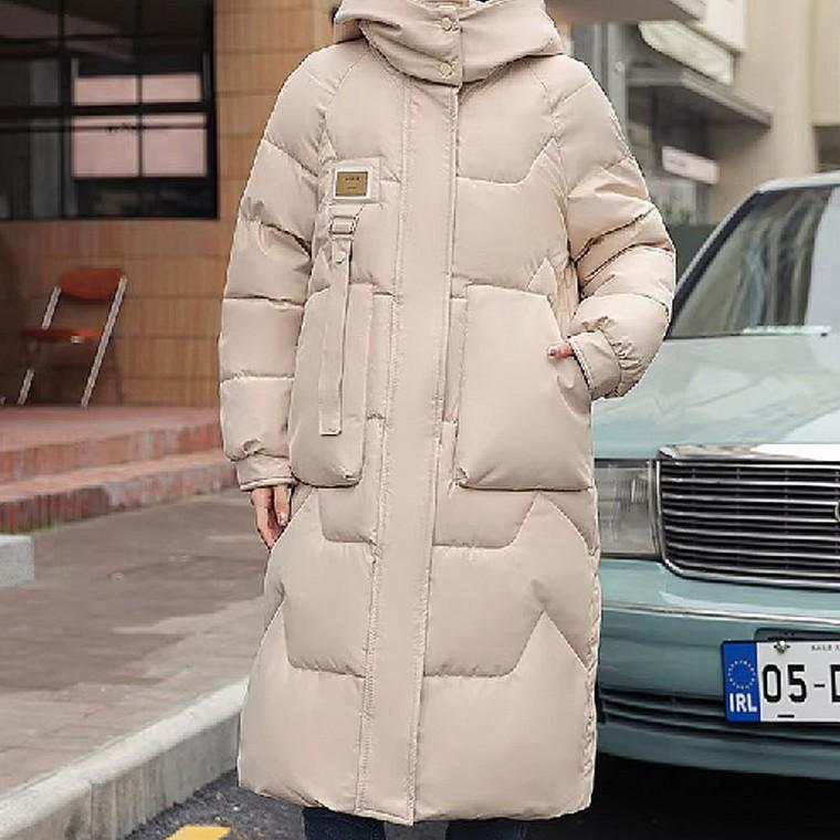 패션 겨울 롱패딩 점퍼 여자 후드 잠바 인기 방한