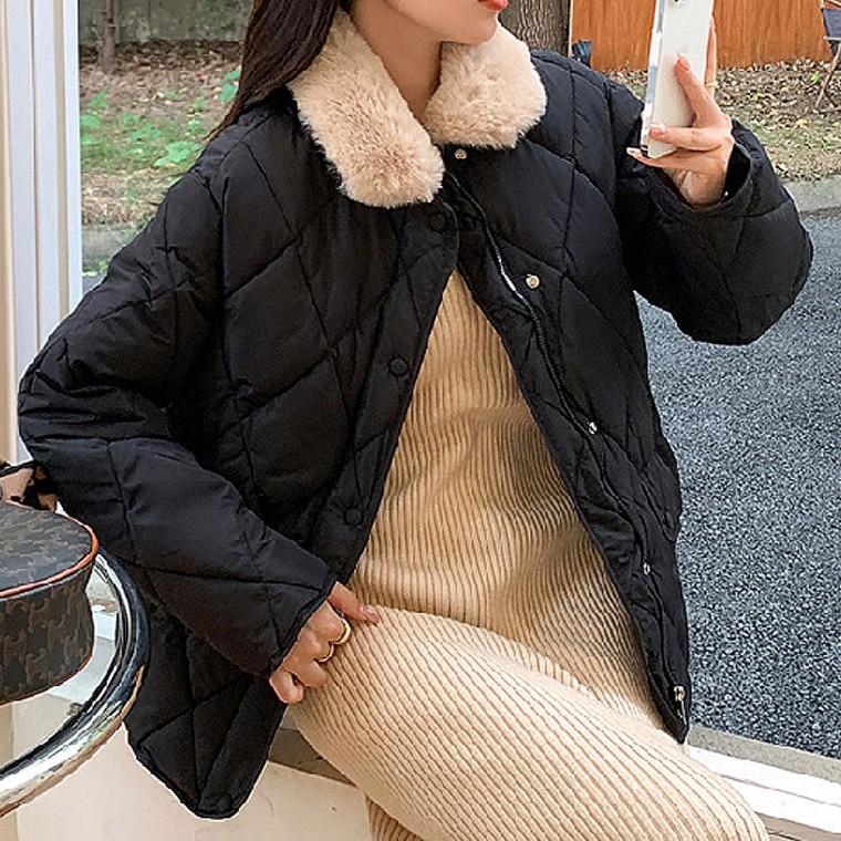 털카라 잠바 아우터 신상 점퍼 여자 인기 캐주얼 패션