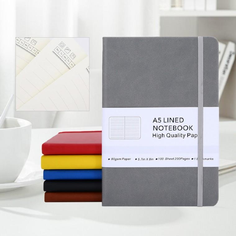 [큰손할인] A5 가죽 라인노트 2026년 다이어리 줄노트 불렛저널 일기장 필사노트 만년 단어장 기록