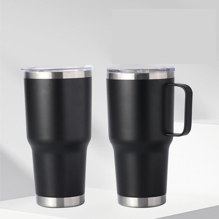 대용량 손잡이 스텐 텀블러 이중 보온 보냉병 900ml(30oz)