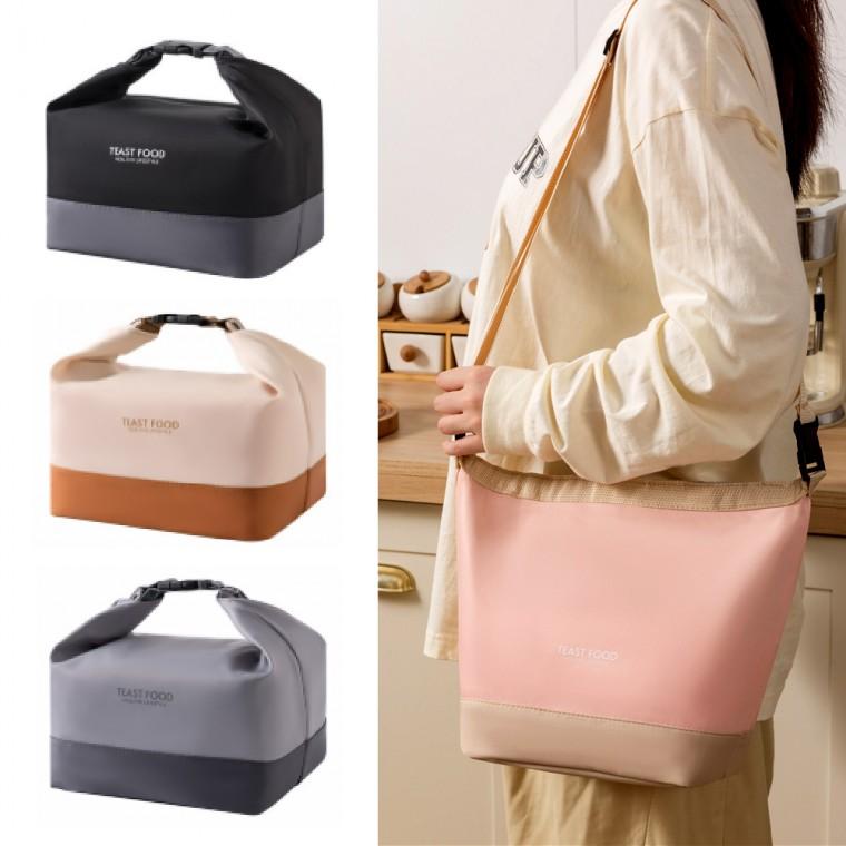 숄더 투톤 보온 보냉백 소풍가방 이유식가방 이유식보냉백 도시락가방 런치가방 나들이