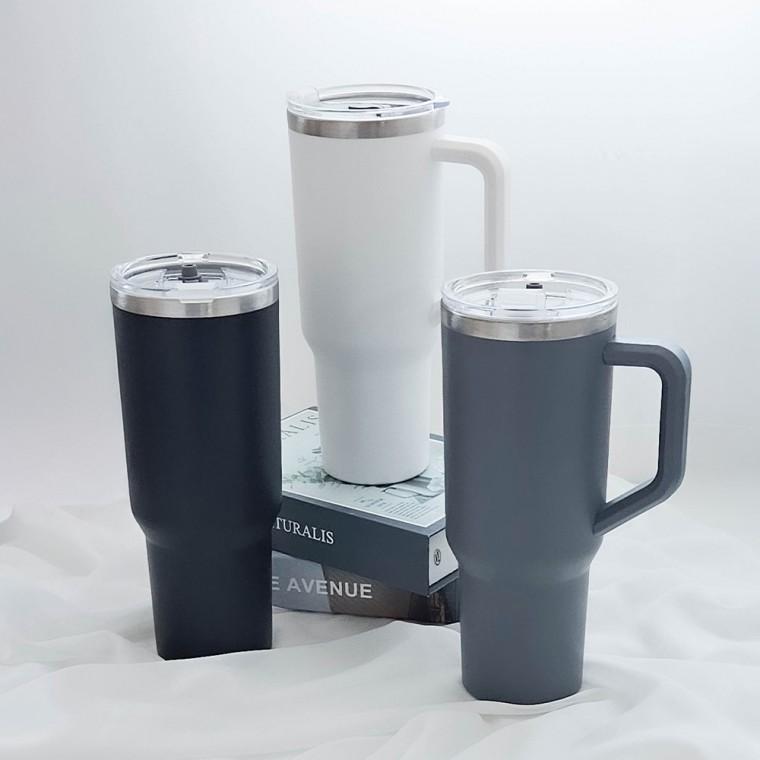 리예 1.12L 대용량 텀블러 빨대 손잡이 텀블러