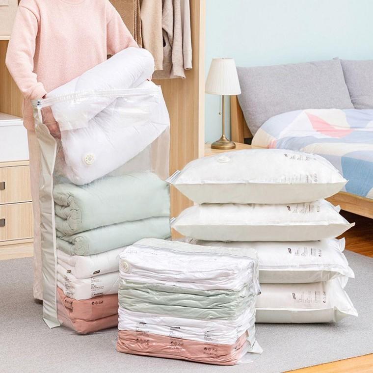 롱패딩 진공팩 옷정리팩 이불 의류 8초 압축팩 대 옷압축팩 비닐 겨울옷 보관