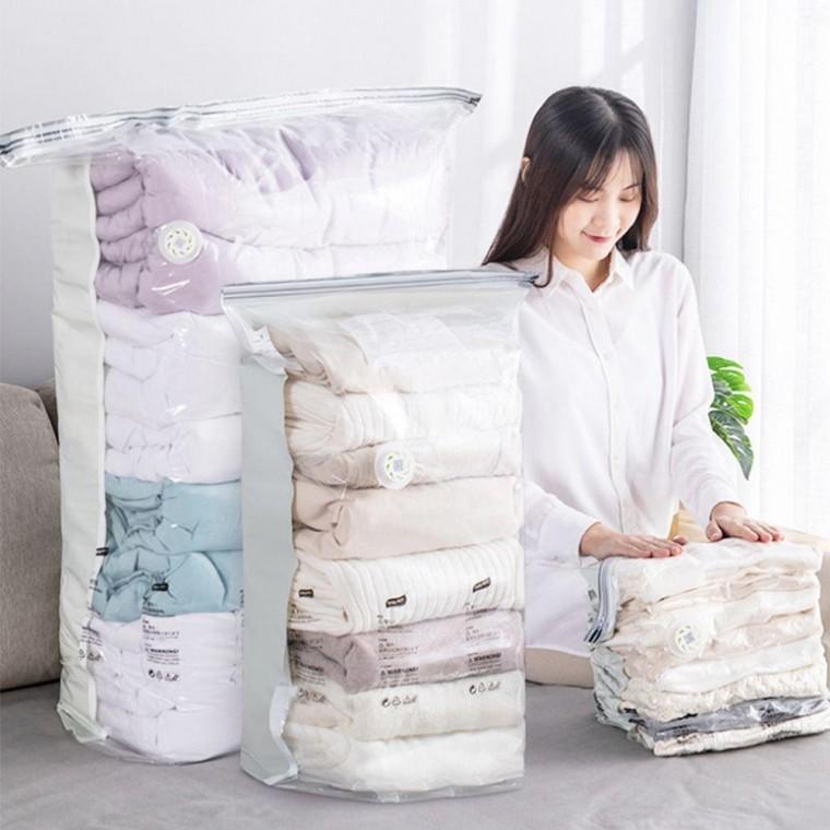 롱패딩 진공팩 옷정리팩 이불 의류 8초 압축팩 3D 대 옷압축팩 비닐 겨울옷 보관
