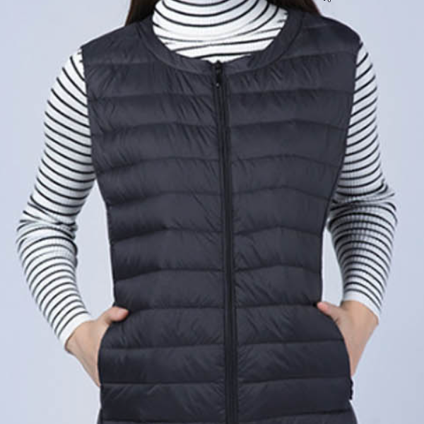 레이어드 미니멀 조끼 이너로도 아우터로도 멋스럽게 착용 가능한 경량 차이나넥 롱 조끼