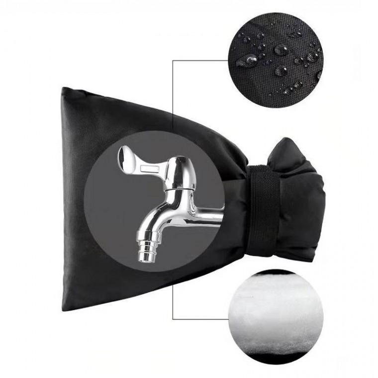 겨울 옥외 수도 동파방지 수도꼭지 보온 커버 덮개