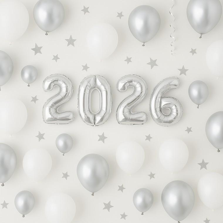 숫자은박풍선(소)실버2026패키지