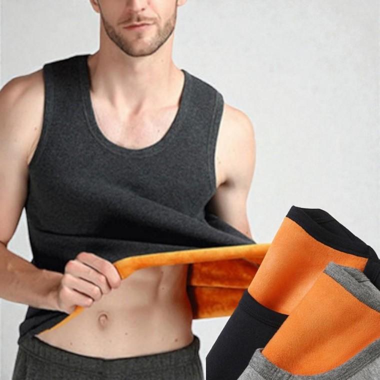 극강의 따뜻함 기모 안감 발열 나시 조끼 남성나시 기모나시