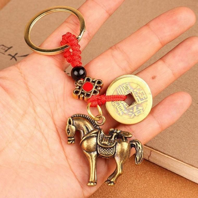 새해 복 말의 해 키링 행운 열쇠 가방 고리 DD-13345