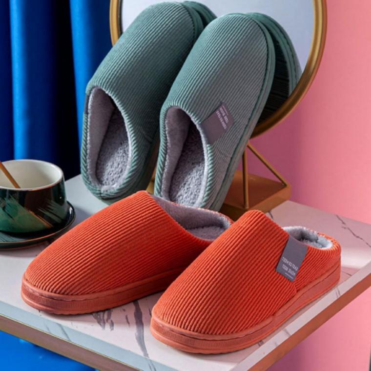 골덴 털슬리퍼 실내화 거실화 슬리퍼 코듀로이 겨울 방한 사무실 남녀공용