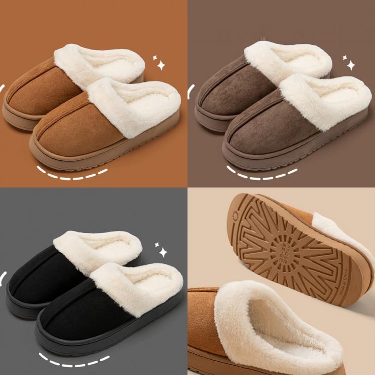 베이직스웨이드슬리퍼 털슬리퍼 겨울슬리퍼 남녀공용
