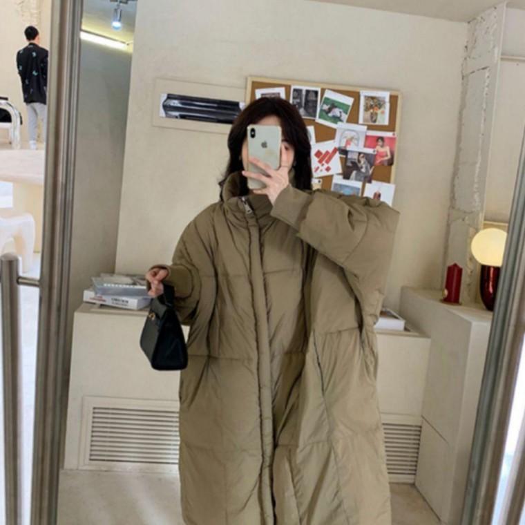 하이넥 미디 기장 롱패딩 JSC-d0216