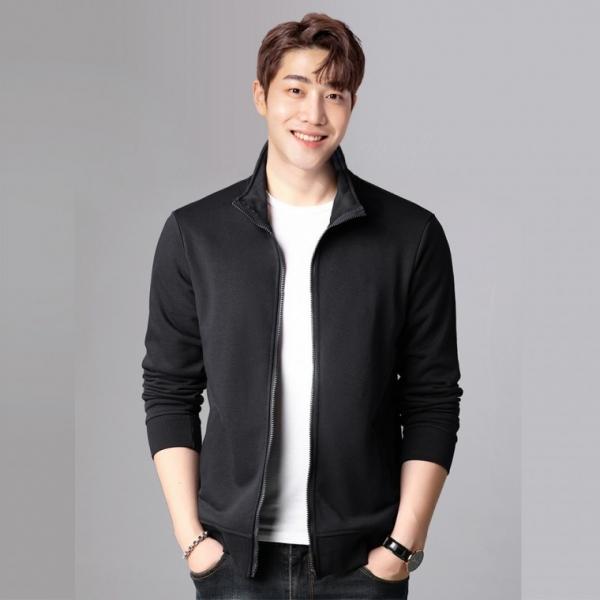 남자 스웻 집업 캐주얼 경량 트레이닝 자켓 아우터