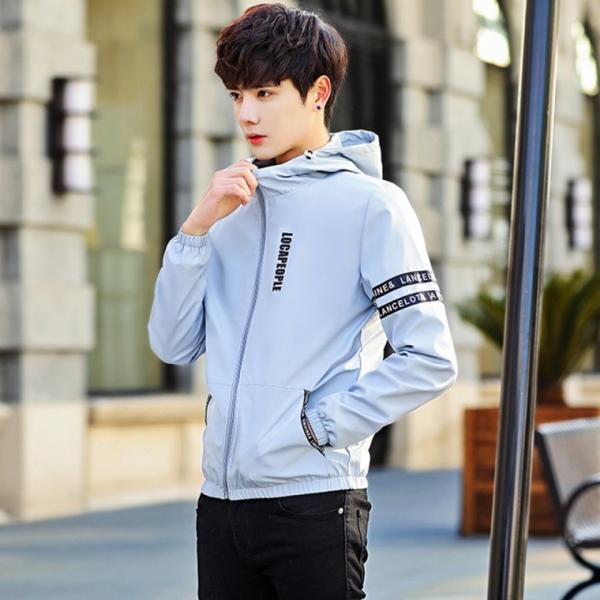 남자 경량 바람막이 러닝 후드 등산자켓 방품 운동복 3컬러