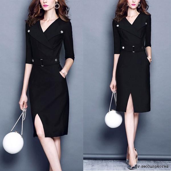 여성 원피스 정장 스커트 가을 자켓 여자 하객룩