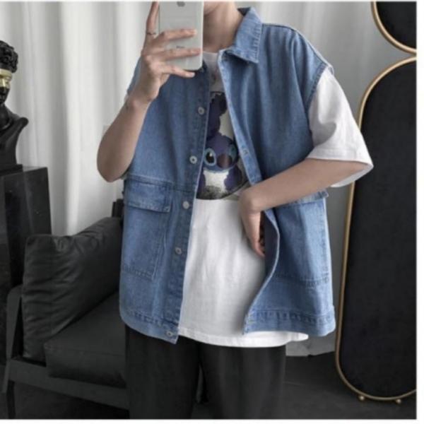 청자켓조끼 패션 남성 남자 데일리 베스트 조끼 유행